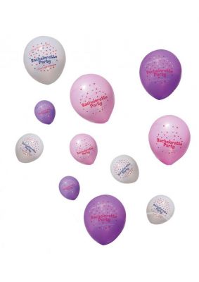 Bachelorette Party Latex Balloons 12 Pack