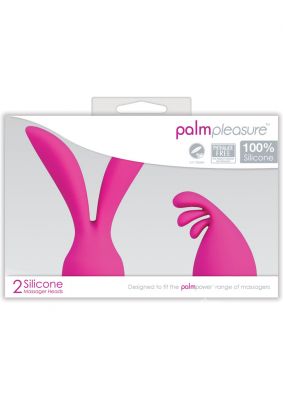 PalmPleasure Silicone Massager Head Attachment (2 Per Pack)