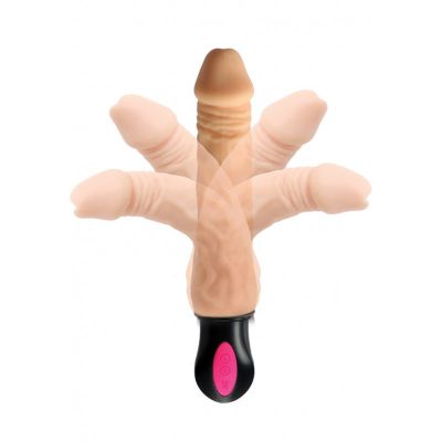 Skinsations Vibra Flex Heat Seeker Warming Dildo 8 Inch