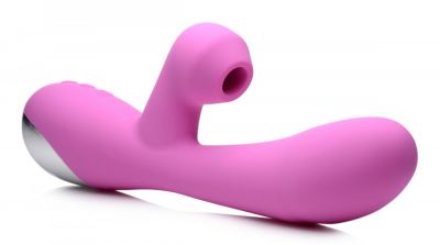 Inmi Shegasm Suction Come Hither Rechargeable Silicone Rabbit