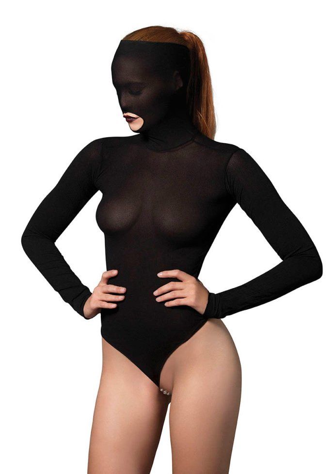 Opaque+Masked+Teddy+With+Stimulating+Beaded+G-String