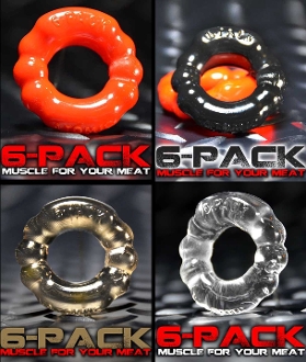 Oxballs Atomic Jock 'The 6 Pack' Sport Cock Ring