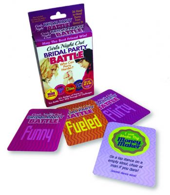 Girls Night Out Bridal Party Battle Challenge Card Game