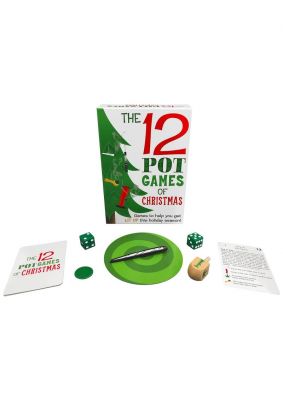 12 Pot Games Of Christmas Novelty