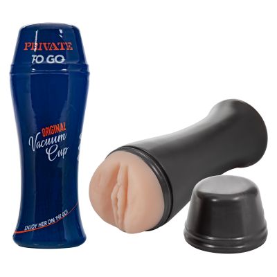 Private Orig Vacuum Cup To Go Masturbator