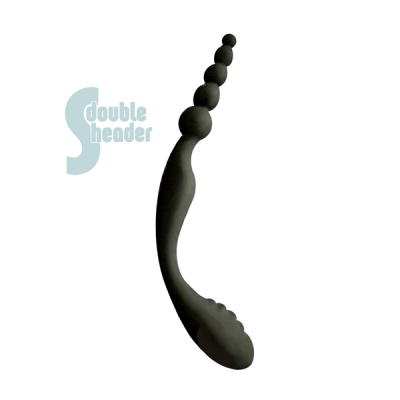 The 9's - S-Double Header Double Ended Silicone Anal Beads