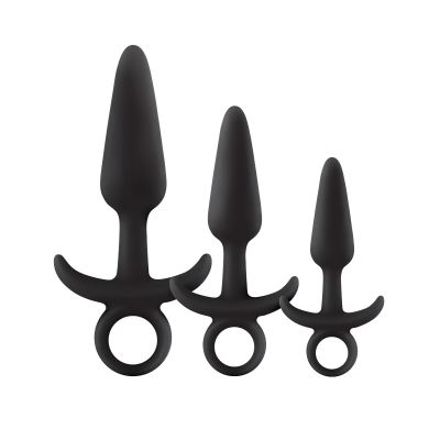 Renegade Men's Tool Kit Silicone Anal Plug Set 3 Sizes