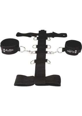 Lux Fetish Adjustable Neck & Wristraint Set 3 Piece