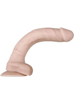 Real Supple Poseable Dildo With Balls 10.5in