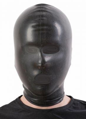Latex Sensory Depravation Hood with Open Nose Only