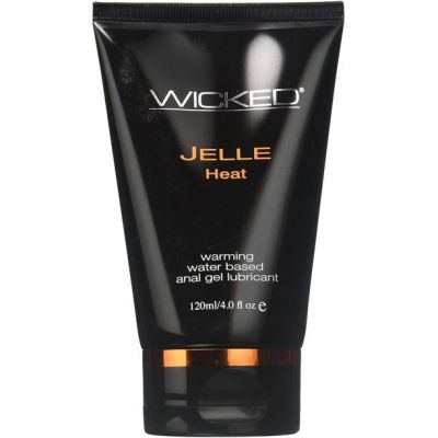 Wicked Jelle Heat Waterbased Warming Anal Gel 4oz