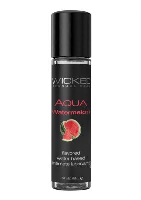 Wicked Aqua Water Based Flavored Lubricant Watermelon