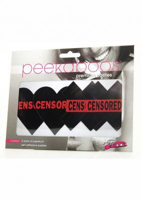 Peekaboo Censored Hearts And X Pasties