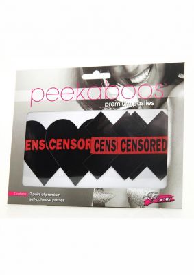 Peekaboo Censored Hearts And X Pasties