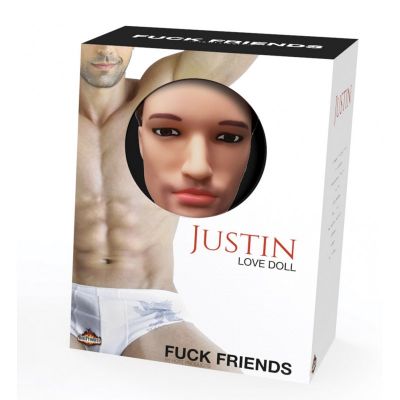 Fuck Friends Justin Inflatable Love Doll With Vibrating Cock Flesh 59 Inch