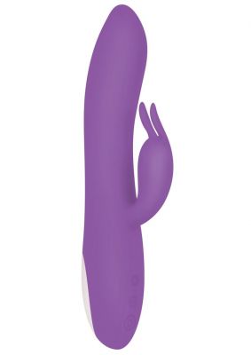 Romantic Rabbit Rechargeable Silicone Vibrator With Dual Motors