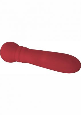 Lady In Red Rechargeable Silicone Bullet Vibrator With 17 Functions And Speeds