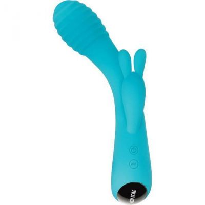 Aqua Bunny Rechargeable Silicone Rabbit Vibrator With 80 Functions