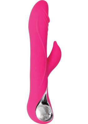 Adam & Eve The Dancing Dolphin Rechargeable Silicone Rotating Vibrator