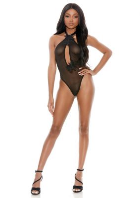 Barely Bare Peek-A-Boo Front Mesh Teddy