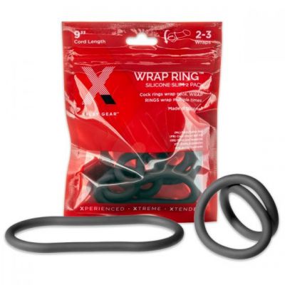 The Xplay Silicone Thin Wrap Ring (2 Pack)