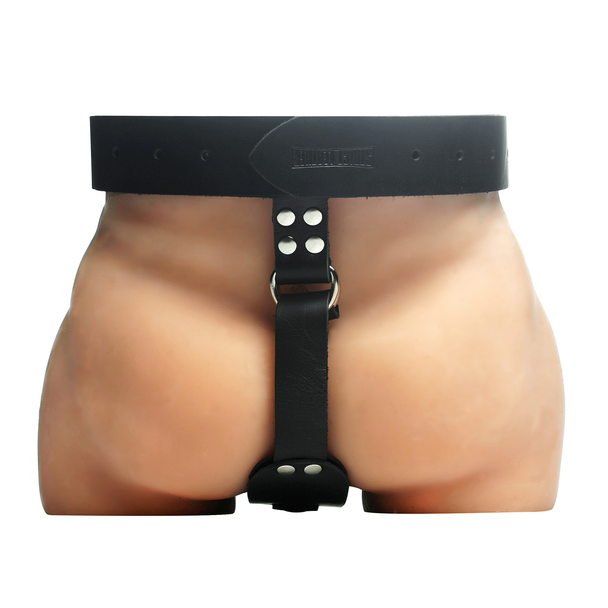 Strict+Leather+Male+Butt+Plug+Harness