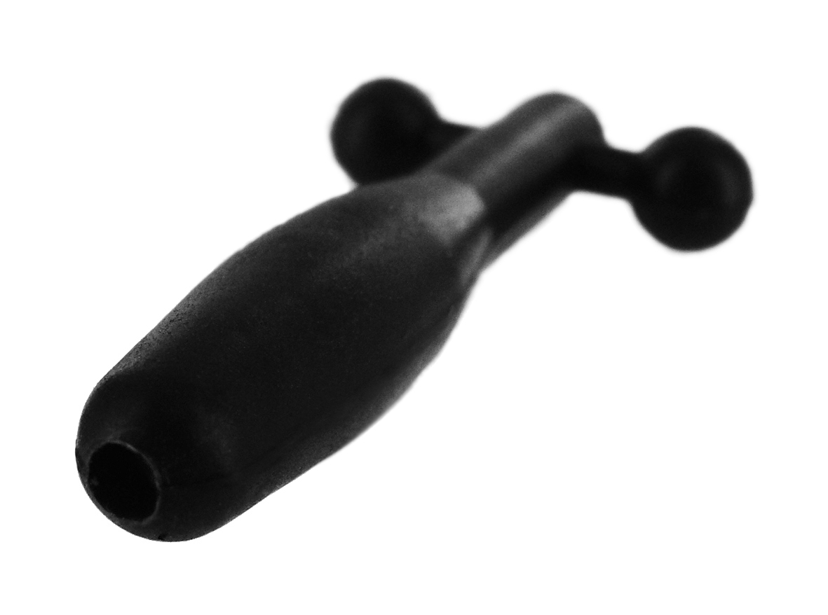 Silicone+Cum-Thru+Barbell+Penis+Plug