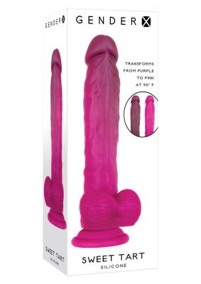 Gender X Sweet Tart Color Changing Silicone Dildo