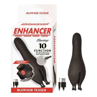 Enhancer Blow Job Teaser Rechargeable Silicone Masturbator