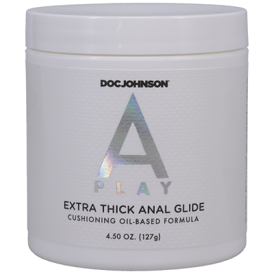 A-Play Extra Thick Anal Glide Cushioning Oil-Based Formula 4.5 oz