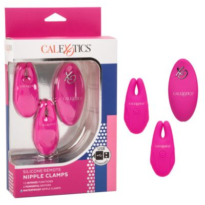 Silicone Remote Rechargeable Nipple Clamps