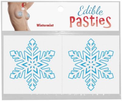 Edible Pasties - Snowflakes (Wintermint)