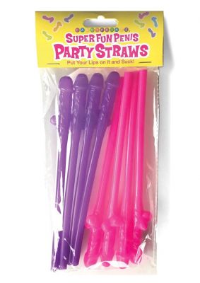 Super Fun Penis Party Straws (8 per Pack)