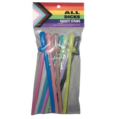 All Dicks Naughty Straws (11 per pack)