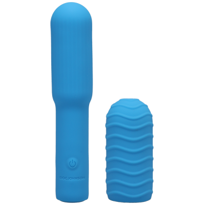 Pocket Rocket Elite Silicone Rechargeable Mini Vibrator With Removable Sleeve