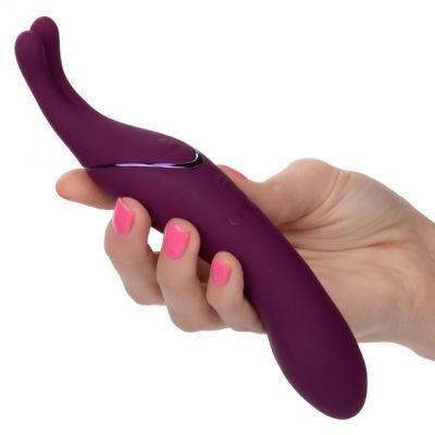 Tempt & Tease Sass Rechargeable Silicone Vibrator with Clitoral Stimulator