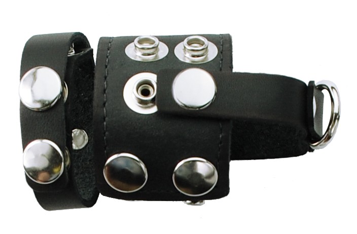 Leather+Ball+Strecher+and+Divider%2C+Cock+Ring+-1.5+Inch