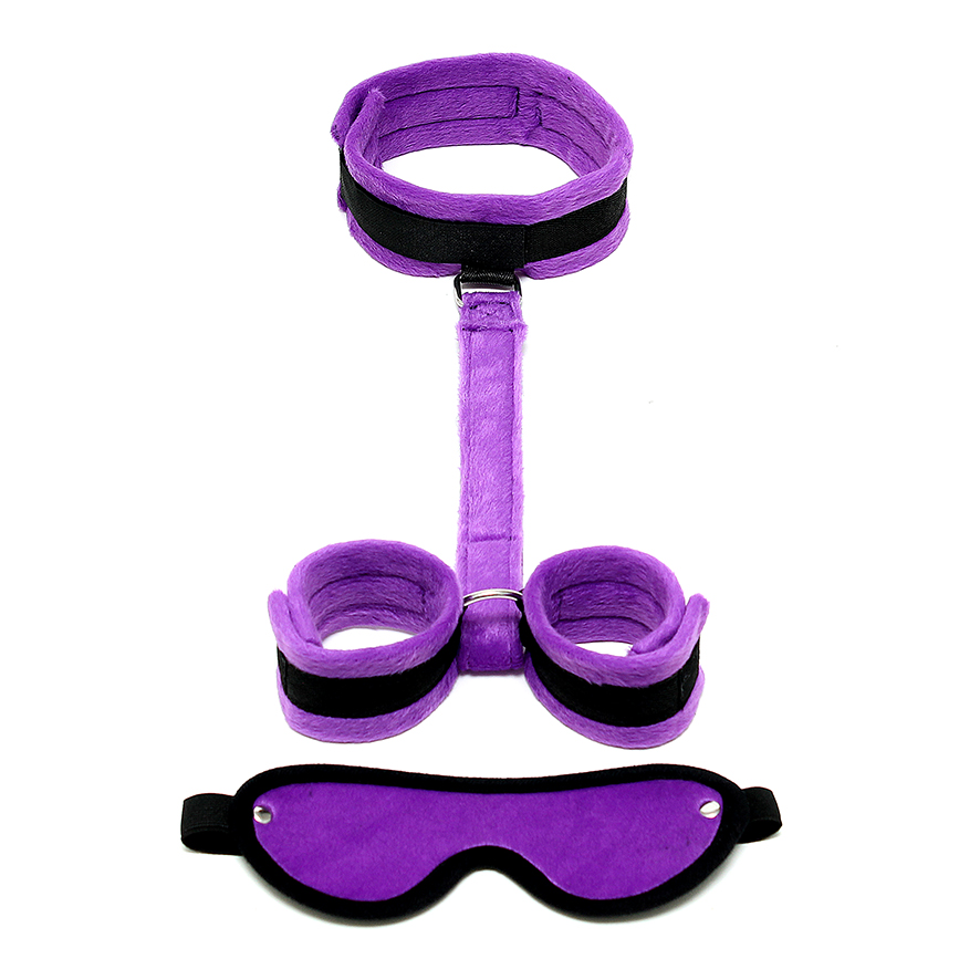 Purple+Soft+Bondage+Set