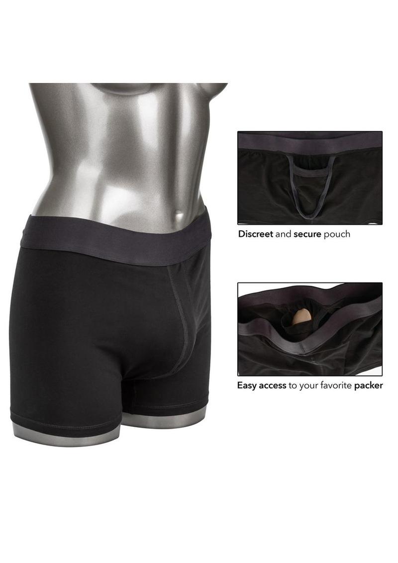 Calexotics Packer Gear Boxer Brief With Packing Pouch Bondage Fetish Store