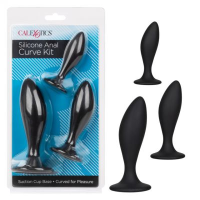 Silicone Anal Curve Kit (3 piece)