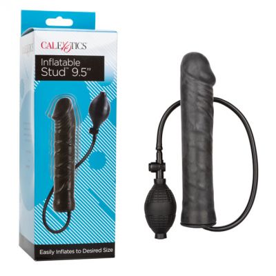 Inflatable Stud Dildo 9.5in