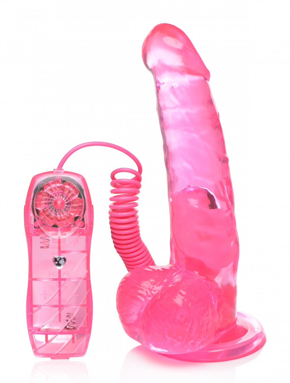 7.5+Inch+Suction+Cup+Vibrating+Dildo