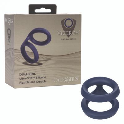 Viceroy Dual Ring Silicone Cock Ring