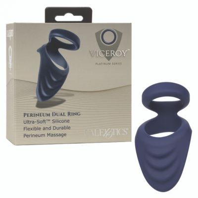 Viceroy Perineum Dual Ring Silicone Cock Ring