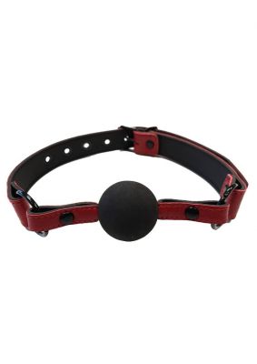 Rouge Anaconda Leather Adjustable Ball Gag