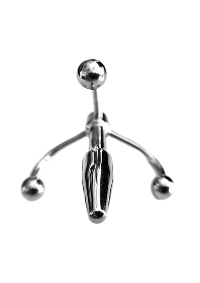 Rouge+Crown+Penis+Plug+Stainless+Steel