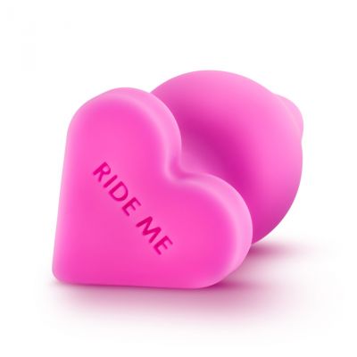 Play with Me Naughtier Candy Heart Silicone Butt Plug
