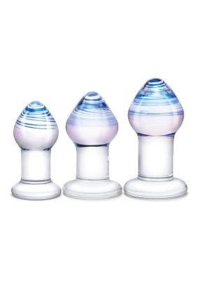 Glas Amethyst Rain Anal Training Kit (3 Piece)