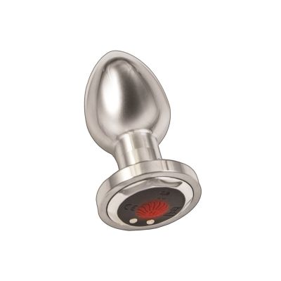 Ass-Sation Remote Control Rechargeable Vibrating Metal Anal Plug