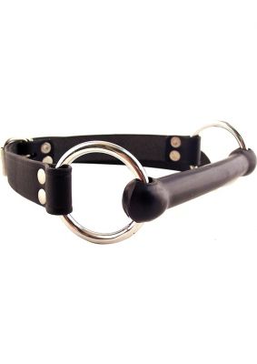 Rouge O Ring Rod Gag Leather and Rubber